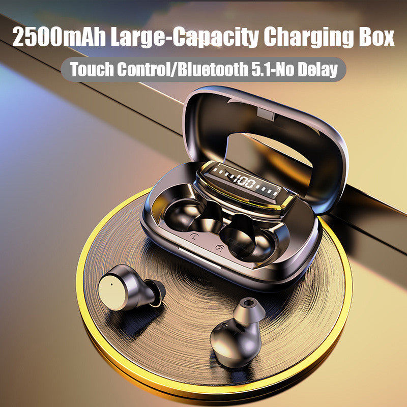 Wireless Bluetooth Earphones with 2500mAh Charging Box Touch Control TWS Headphones Waterproof Sports Earbuds Wireless Bluetooth Earphones with 2500mAh Charging Box Touch Control TWS Headphones Waterproof Sports Earbuds